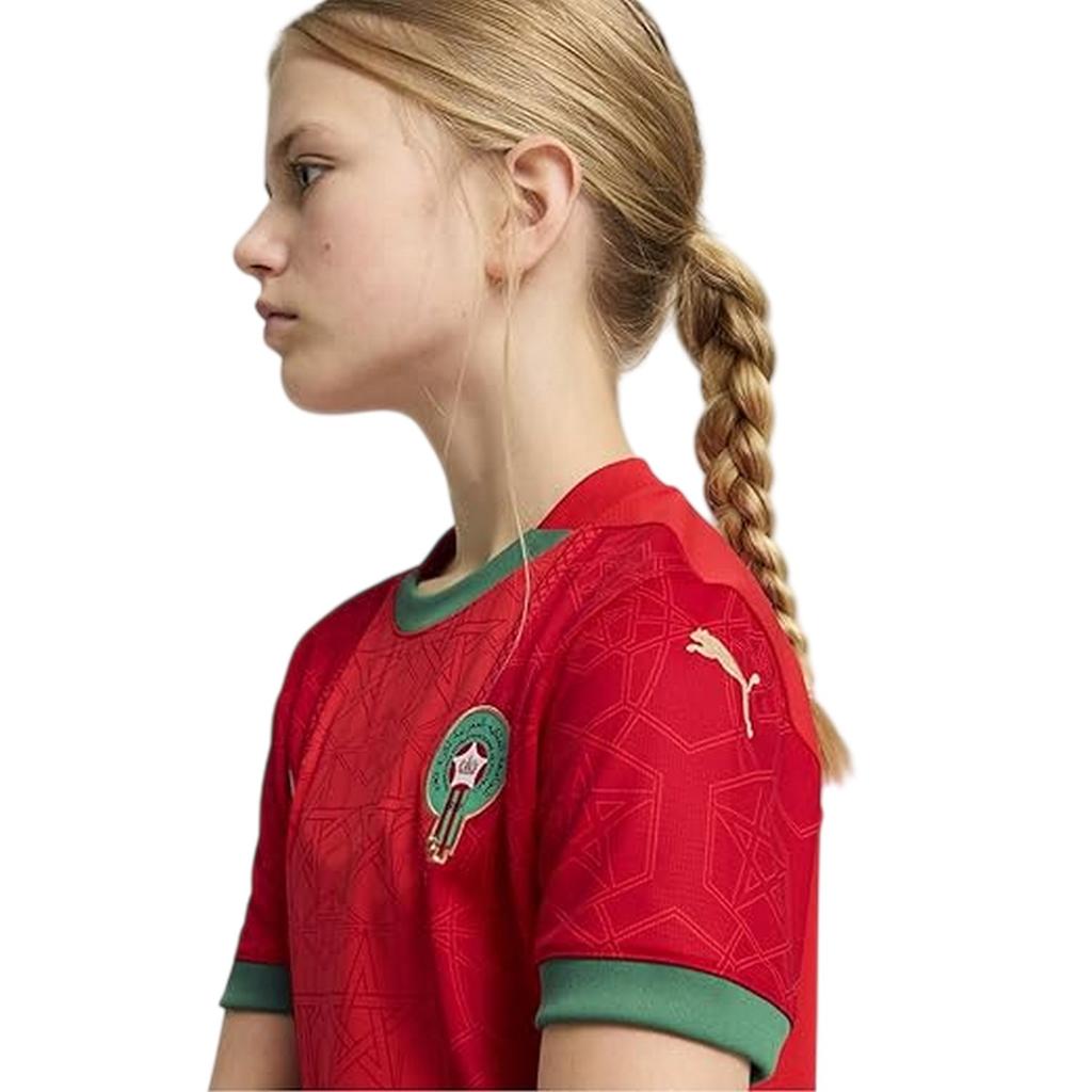 Morocco FRMF Childrens/Kids 2025 Puma Home Shirt