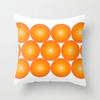 45*45Cm Orange Color Throw Pillow Case Mid Century Geometric Cushion Covers For Home Sofa Chair Decorative Pillowcases