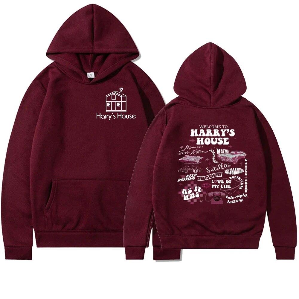 Móda Dámská mikina Unisex Streetwear Běžné oblečení y2k Podzim Zima Mikiny pro Unisex Harry's House Pulovr s kapucí Unisex