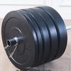 Weibu Black Rubberized Barbell Weight Plate
