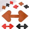 Leather Magnetic Bookmark Heart Shape Book Markers High Quality Page Divider  Reading Lovers Gift
