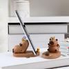 Capybara Desk Statue Phone Holder Stand, Enhances Reading and Entertainment Experience