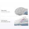 Synthetic Leather Badminton Series Exquisite Versatile Comfortable Elastic Low-Top Training Shoes Kids Sneaker Standard-White AYTV002-1