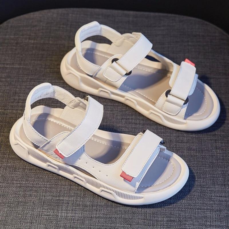 Women's Soft Bottom Comfortable Sandals 2024 Summer New Style Casual Breathable Flat Bottom Versatile Sports Beach Single Shoes