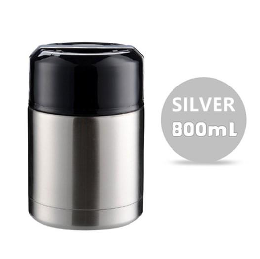 Velká kapacita 800ML/1000ML/1200ML Termoska na oběd Přenosné nerezové nádoby na polévku Vakuové baňky Termohrnek