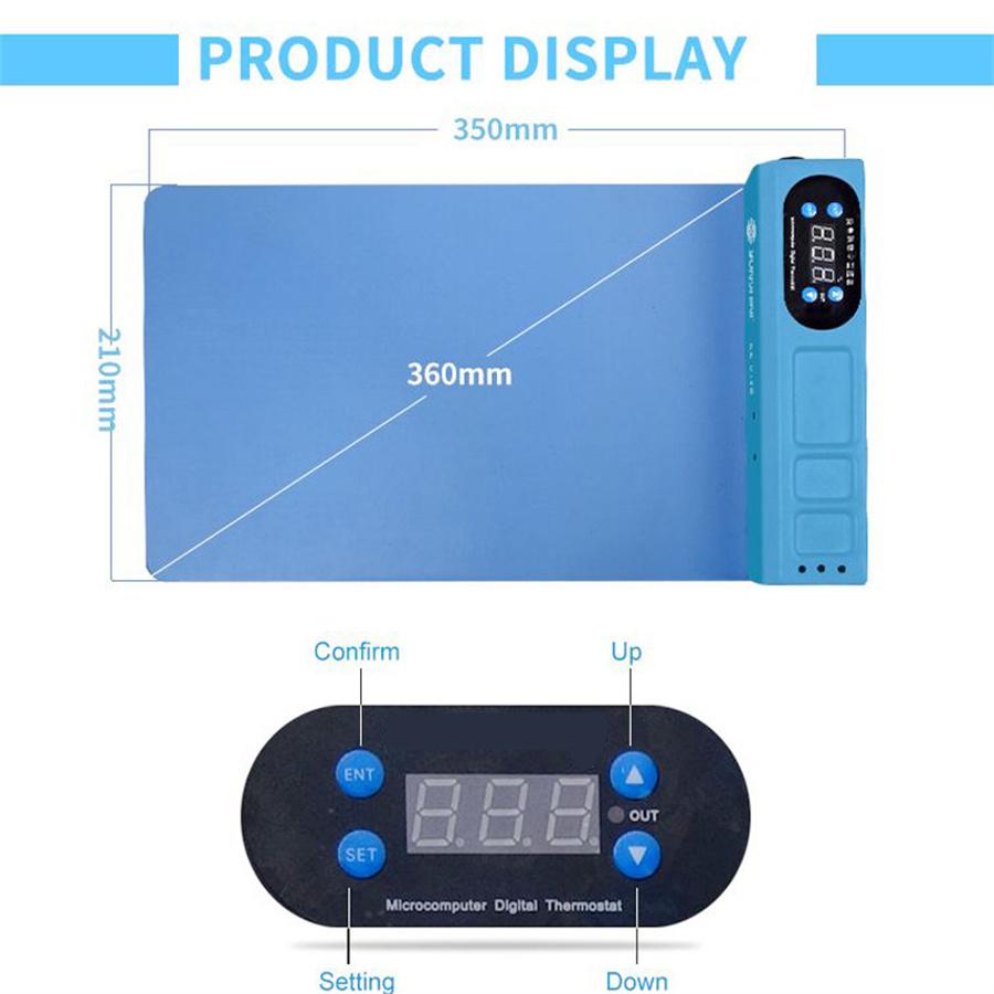 LCD Screen Splitter Heated Pad Separator Repair Tool For Cell Phone Tablet eBook