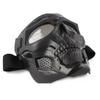 .Skull Mask Motorcycle Mask Bicycle Riding Windproof Full Face Skeleton Protective Mask Colored Goggle Tactical Cycling Bike