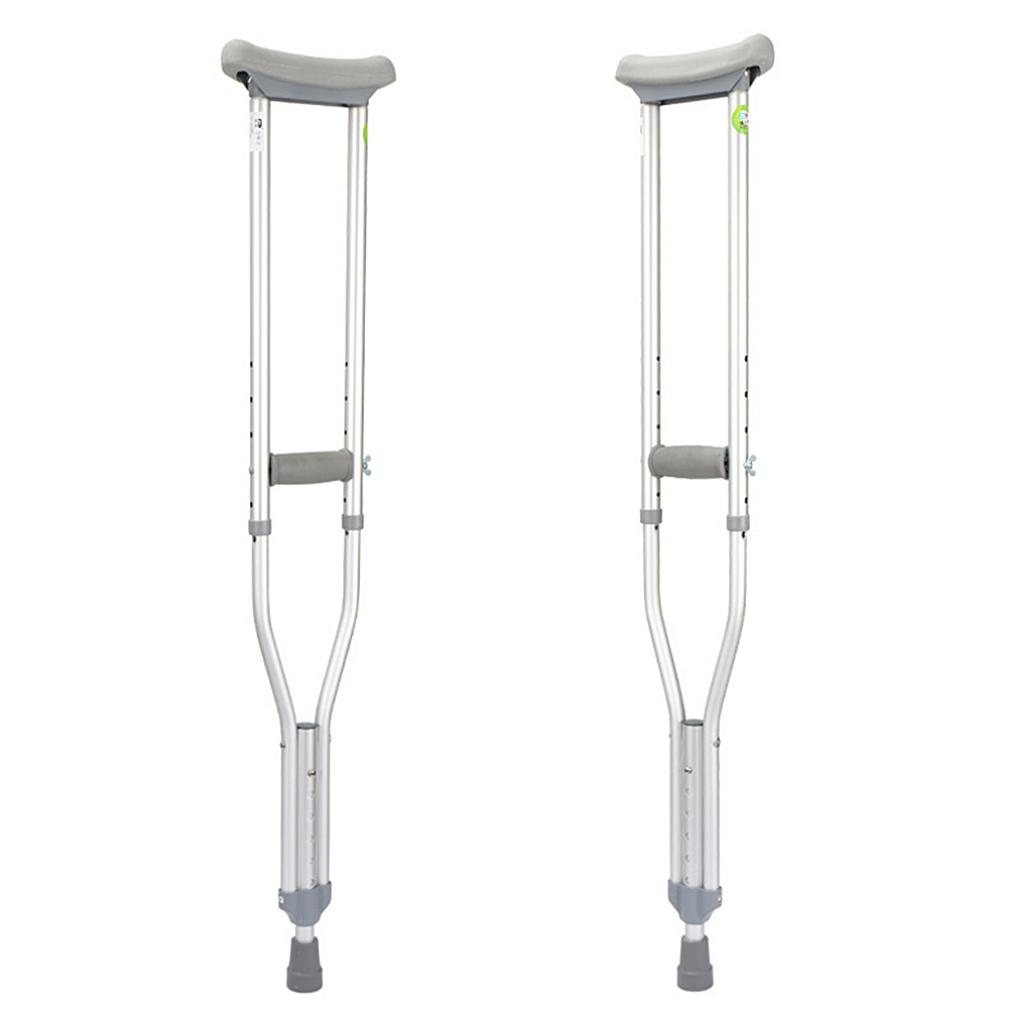 Crutch Accessories Kit - Including Pad, Handle Grip Covers, Tip Cover – Gray