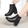 Fashion AIYUQI Women Dress Boots 2025 New Genuine Leather Women Ankle Boots Large Size Natural Wool Women Winter Boots Shoes
