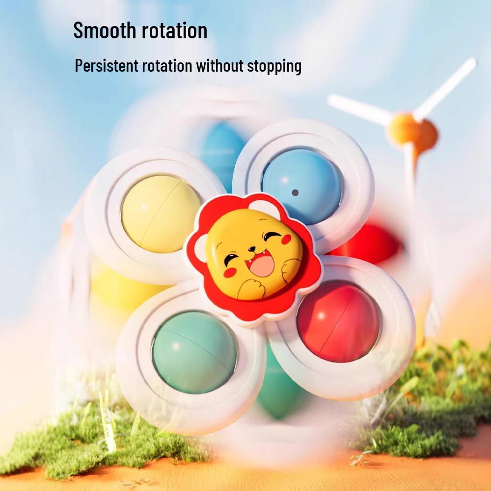 Suction Cup Spinner Toy for Baby Dining Table: Educational High Chair Toy for Ages 0-1 Year (6-12 Months)