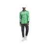 Adidas Ss23 Striped Letter Print Crew Neck Long Sleeve Sweatshirt Men Sweatshirt Green HT7193