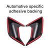 Car Shark Gill Side Vent Decals ABS Chrome Fender Trim Self-Adhesive Stick-On Exterior Hood Ornament Sporty Car Vent Sticker Fit for Most Cars