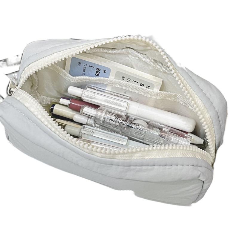 Colorful Large-Capacity Small Square Pencil Cases: Stylish & Simple Student Stationery Bags