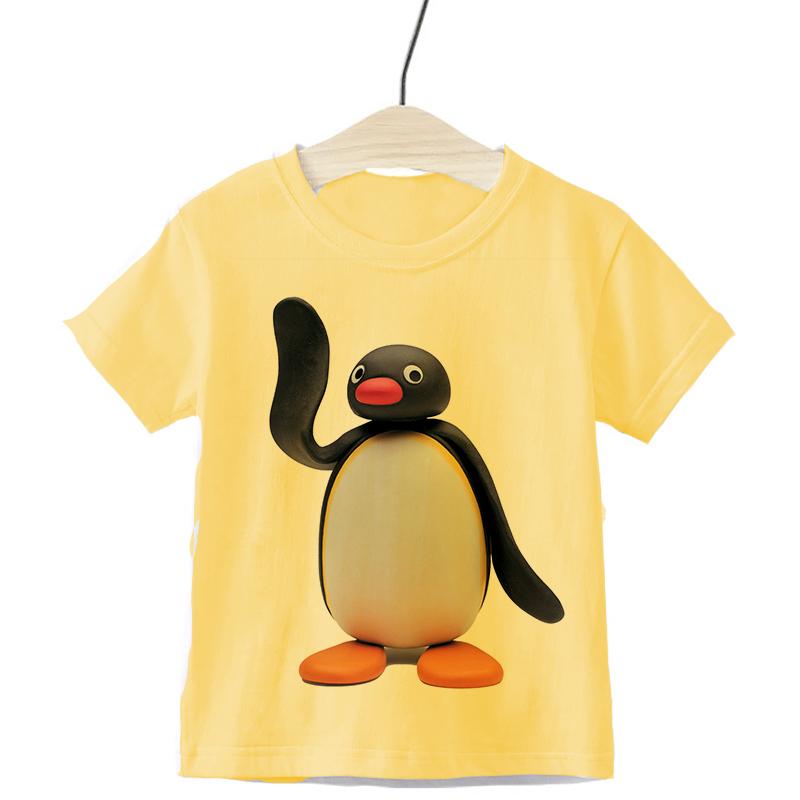 Children's T-Shirt Children For Girl Boy Girls Kids Kid's Shirts Child Baby Toddler Penguin Family Party Tee Tops Clothing Short