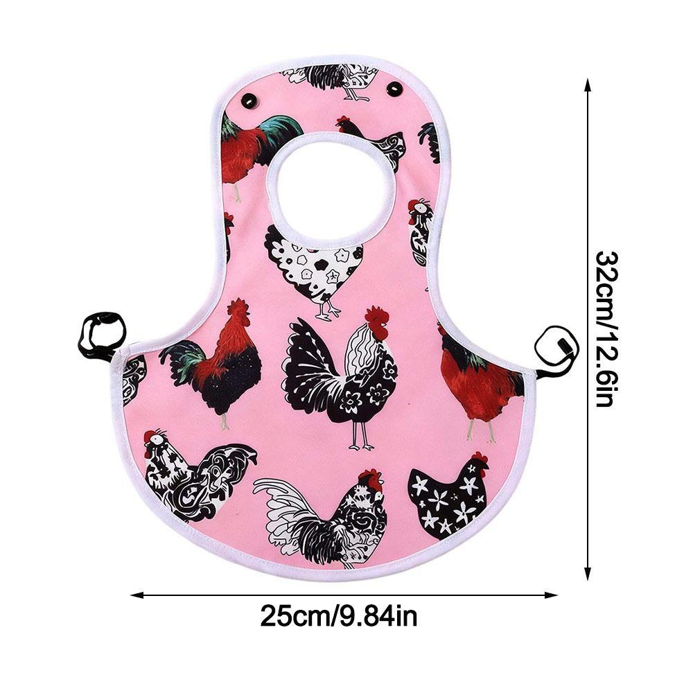 Easy to Clean Waterproof Chicken Saddle Breathable Washable Chicken Apron Elastic Poultry Protection Vest Poultry Protection