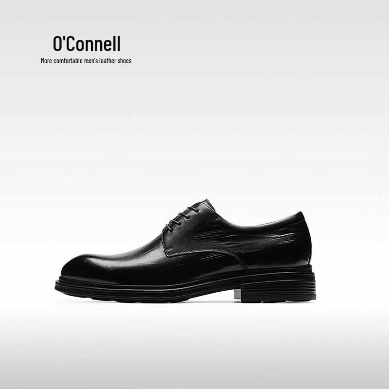Aokang Men s Business Formal Derby Shoes 40 чёрный
