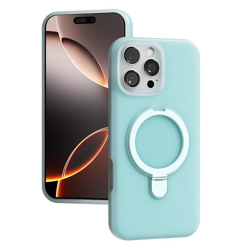 Luxus Flüssigsilikon Ständer Ringhalter Magnetisch Für Magsafe Hülle Für iPhone 17 Pro Max Air 16 15 14 13 Hautfreundliche Hülle