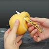 Portable Folding Knife Keychain, Fruit Cutter, Multipurpose Pocket Knife, Utility Knives, Stainless Steel, Kitchen Accessories
