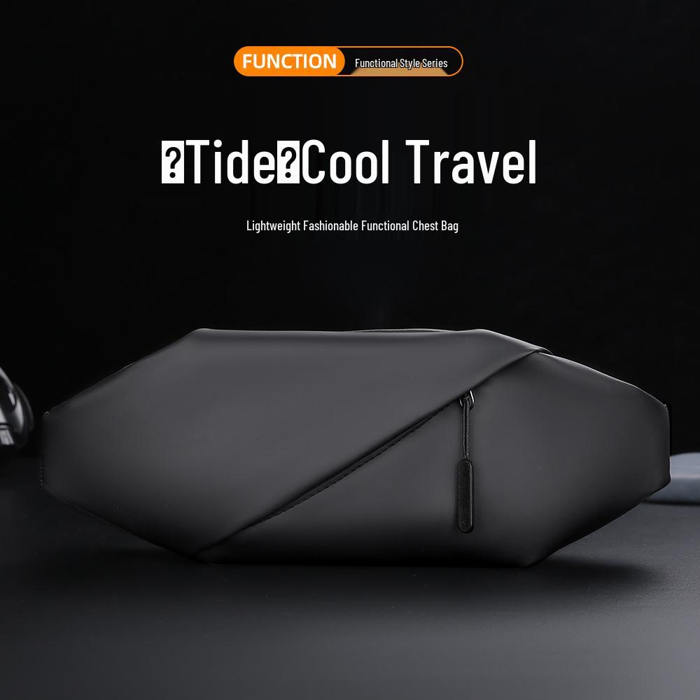 Men's Versatile Crossbody Chest Bag - Functional, Fashionable, Casual Commuter Waist Bag
