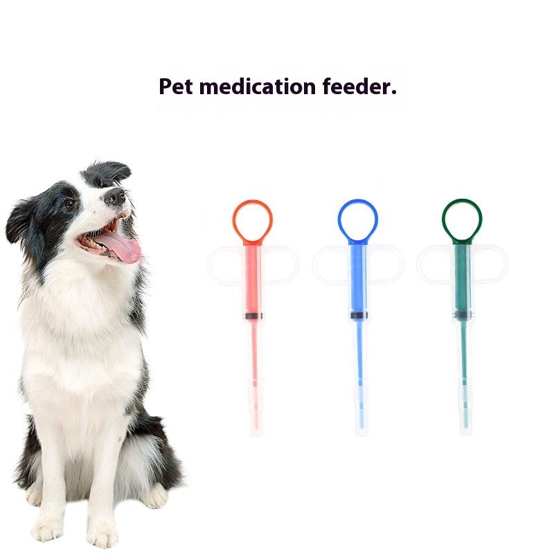 

Кормушка для лекарств для домашних животных, игольчатый дозатор для кошек, дозатор для лекарств для собак двойного назначения для твердых и жидких лекарств, товары для домашних животных