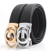 **Hongsheng Men's Zinc Alloy Automatic Belt Buckle with Classic Logo**