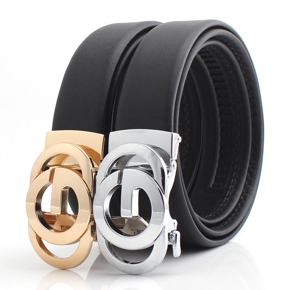 **Hongsheng Men's Zinc Alloy Automatic Belt Buckle with Classic Logo**