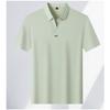 STORN New Men's Casual and Fashionable Solid Color Short Sleeved Polo Shirt Comfortable and Versatile Summer T-shirt