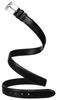 PTN Narrow Leather Belt LTP-CRU-135-9432 Black