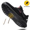 Safety Shoes Men With Steel Toe Cap Anti-smash Men Work Shoes Sneakers Light Puncture-Proof Indestructible Shoes 2026