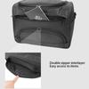 Portable Hairdressing Tool Storage Bag Scissors Comb Hair Clip Cosmetic Organizer Bag BlackBlack