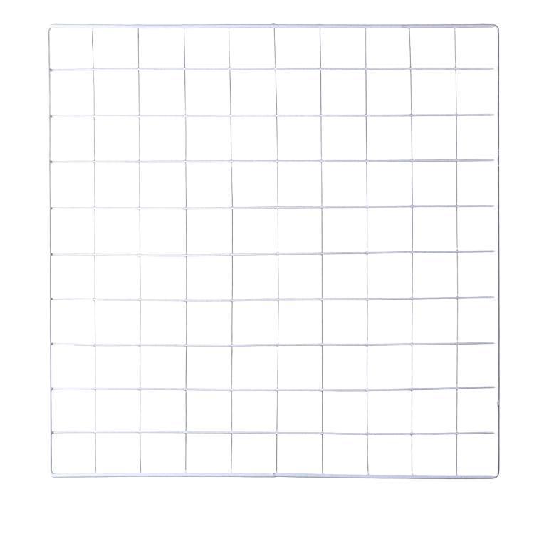 Weißes Foto-Wandgitter: Kindergarten Gitterregal zur Ausstellung