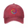 Peace Sign Symbol Tie Dye s s Hippie Costume Baseball Cap Vintage Trucker Cap sun caps fashionable Caps Women Unisexs