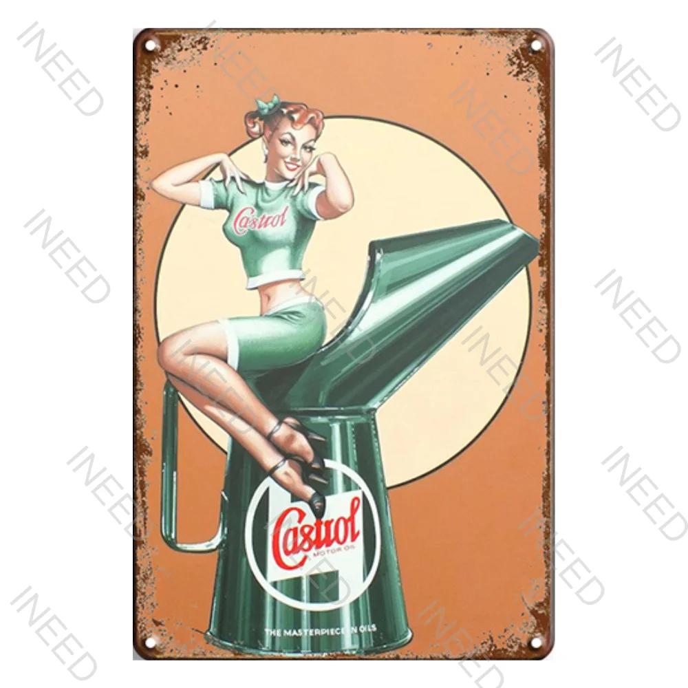 

Винтажные металлические жестяные таблички Свечи зажигания NGK Масло для гаража Gulf Моторные плакаты Настенное украшение Мужская пещера Кафе Клуб Ретро плакаты Табличка 20X30CM