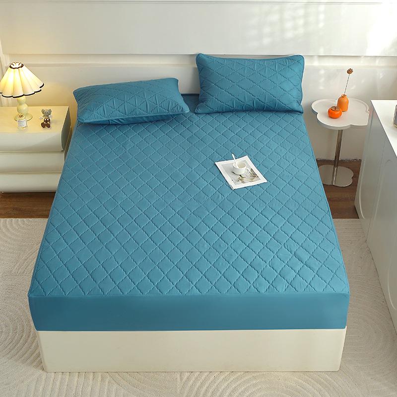 Waterproof Quilted Fitted Sheet: Machine Washable Incontinence Mattress Protector & Topper for US Standard Beds