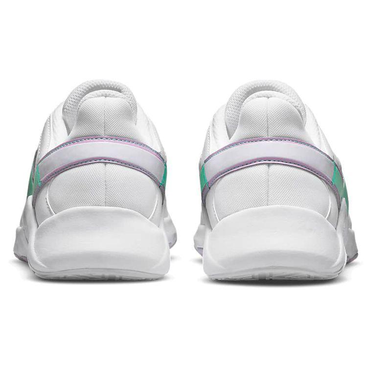 Nike Legend Essential 2 White Green Glow Women Sneakers Violet-Shock Infinite-Lilac CQ9545-100