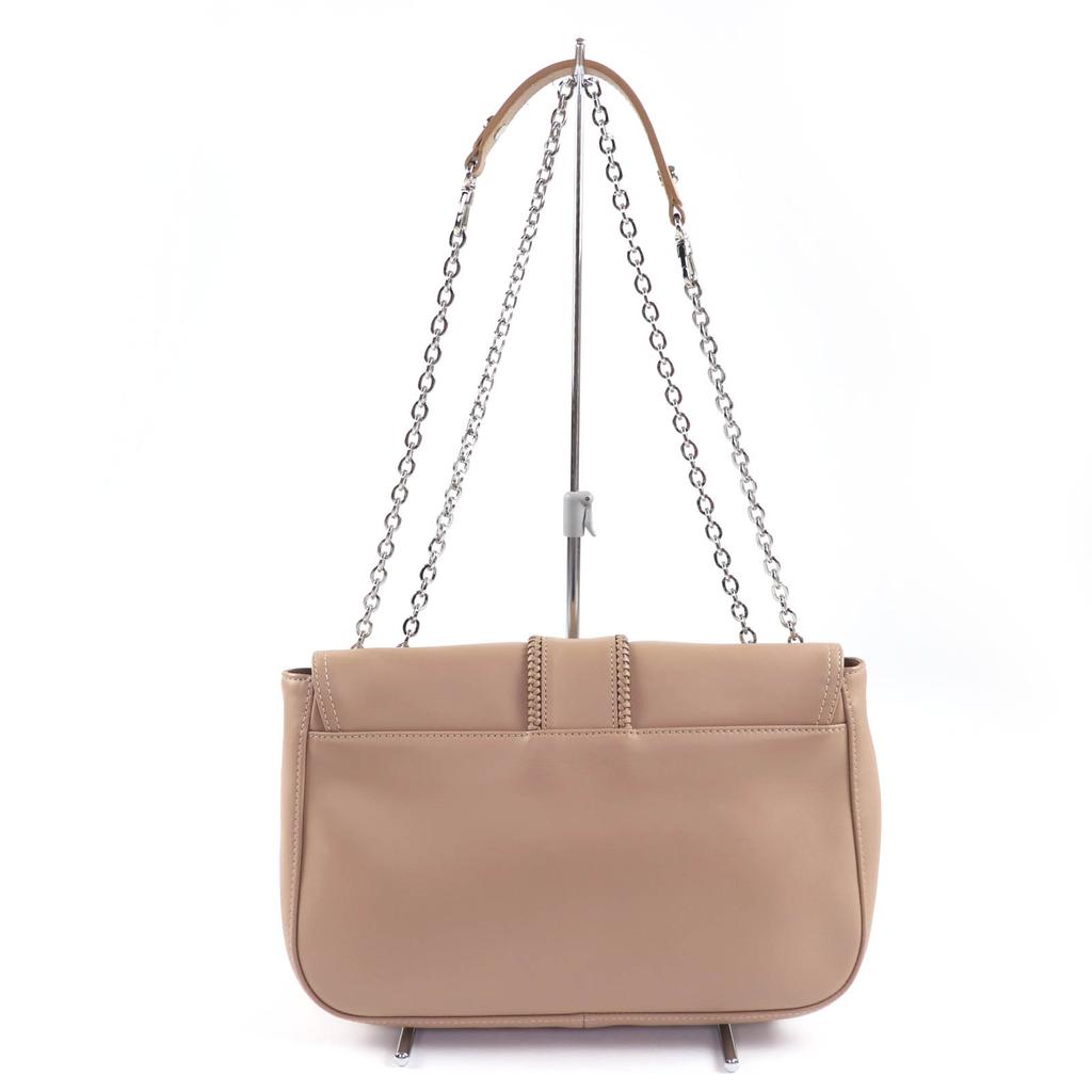 Excellent Longchamp Shoulder Bag Amazone Chain 2WAY handbag Brown leather Women Used