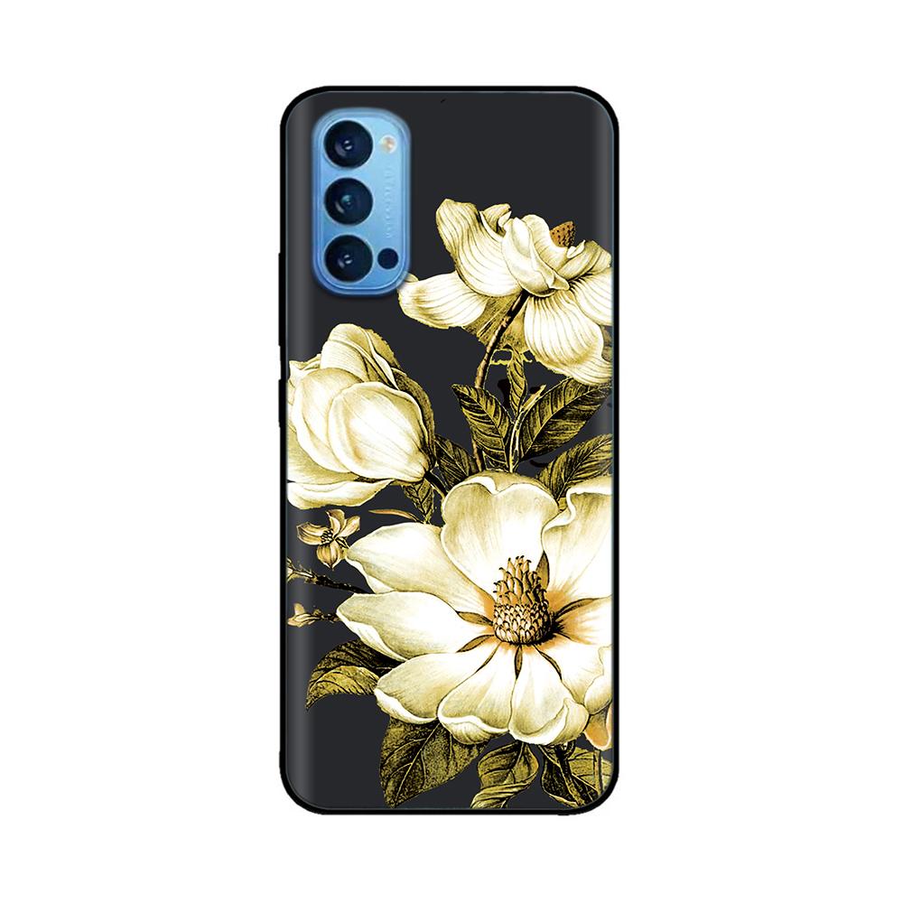 For Oppo Reno4 Pro 5G Case Soft TPU Black Silicone Phone Back Cover for OPPO Reno 4 Reno4 Pro 5G 4G Case Funda Coque Bumper Capa