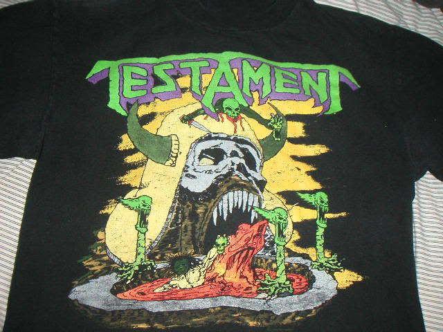 Testament Shirt Short Sleeve Tour Concert Full Size S to 5XL BL889 Unisex T-Shirt XL