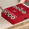 30/45/90 Degree Angle Drill Hole Guide Jig for Angled & Straight Hole, Portable Deck Cable Railing Lag Screw Drilling Template