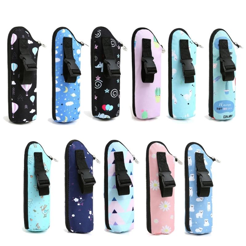 Baby Kinderwagen Flaschentasche Elektrofahrzeug Wasserbecherbeutel Outdoor Praktische Babyflaschen-Isoliertasche Organizer