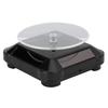 Jewelry Display Stand Solar Powered Rotating Turntable Electric Jewelry Display Tool Black