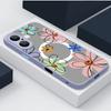 Magnetic Floral Phone Case For iPhone 16 15 14 Pro Max 13 12 Pro 11 For Magsafe Wireless Charge Flowers Soft Edge Acrylic Cover