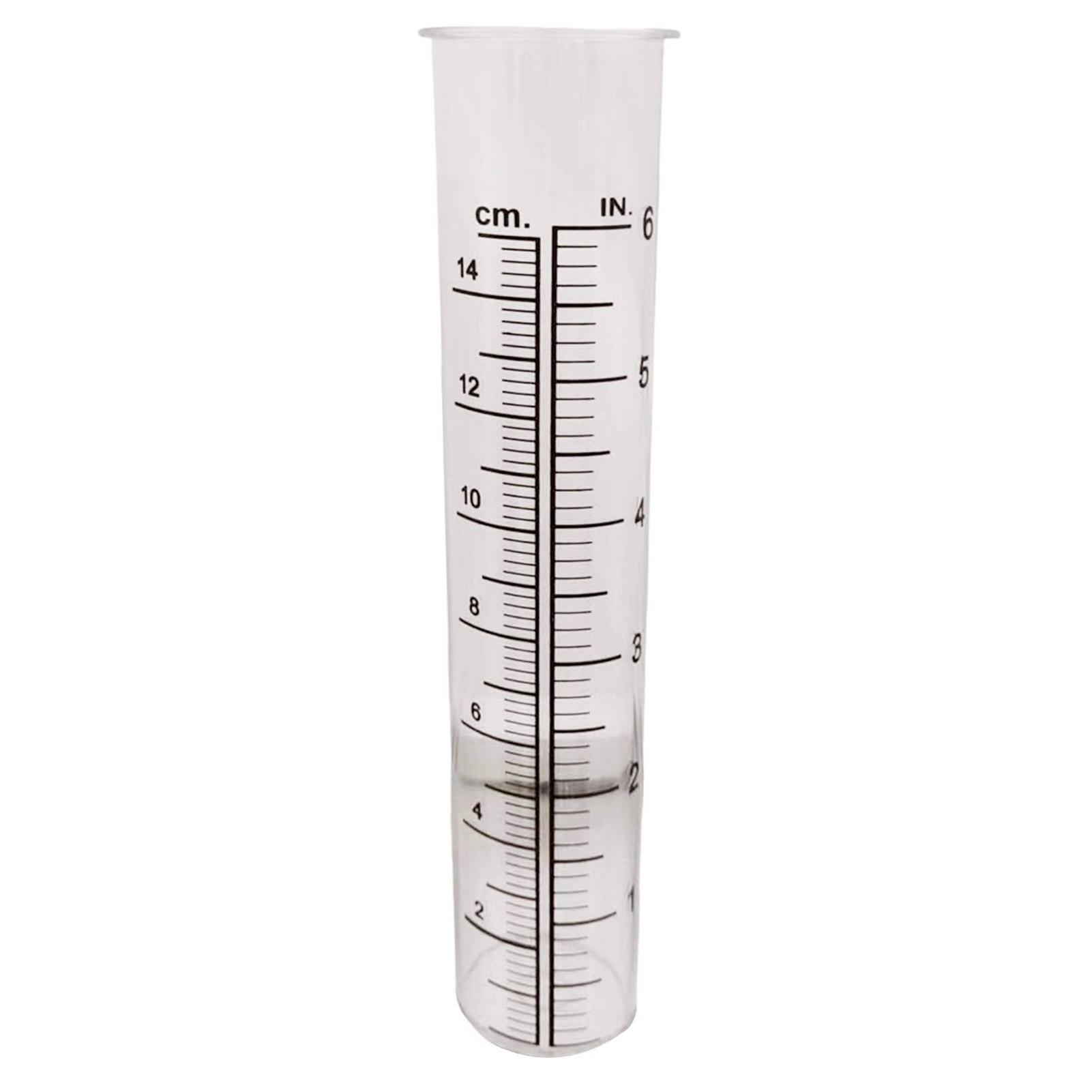 

Outdoor Garden Rain Gauge Easy Readings Rain Gauge Tube for Outdoor Garden Patio 6 Inches