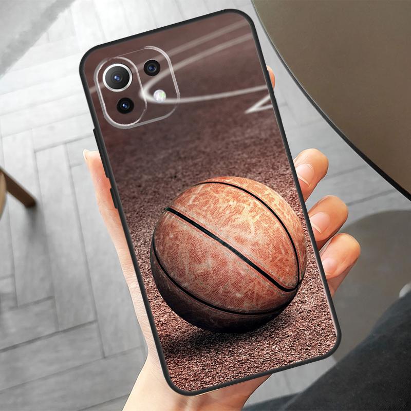 Basketball Korbfall für Xiaomi 14 Ultra 11T 12T 13T Pro 12 13 Lite POCO F6 Pro M6 X3 X5 X6 M5s F3 F5 Hülle