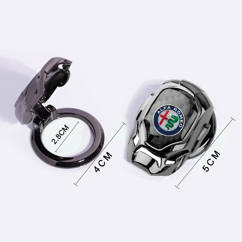 Car One-Click Start Buttons Protective Cover Emblem Decoration for Alfa Romeo 146 147 155 156 159 Stelvio Giulia Giulietta Mito GT