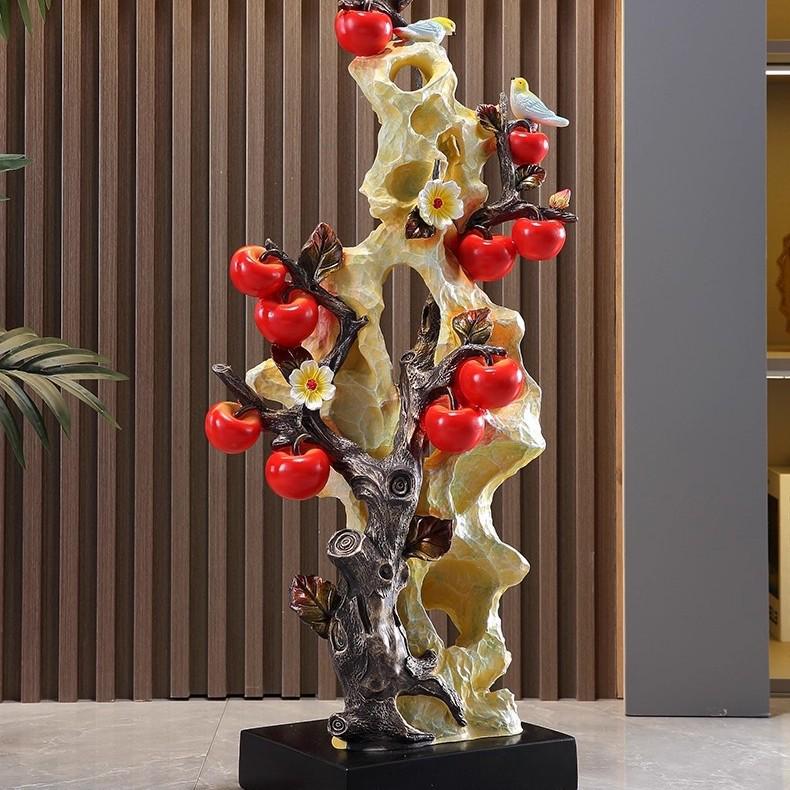 

Элегантное украшение из камня Тайху для декора прихожей или ниши - символ мира, радости и удачи 78cm x 35cm x 20cm