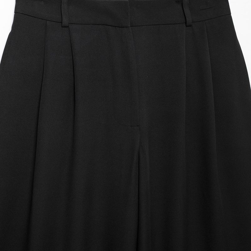 Kaslead New Arrival Women's Fashion Style Stylish Simple and Versatile Casual High Waist Wide Leg Pants 9929224