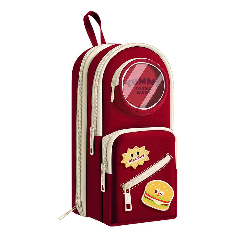 Pencil Case Multi-Layer Large Capacity Aesthetic Stationery Bag for School Girls Teens 2026 New Cute Organizer