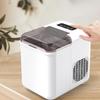 Ice Maker Machine Mini Automatic Making for Office Party Kitchen White