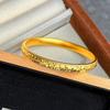 Holographic Starry Golden Bangles Fish Scale Pattern Shiny Cuff  Engagement Ceremony